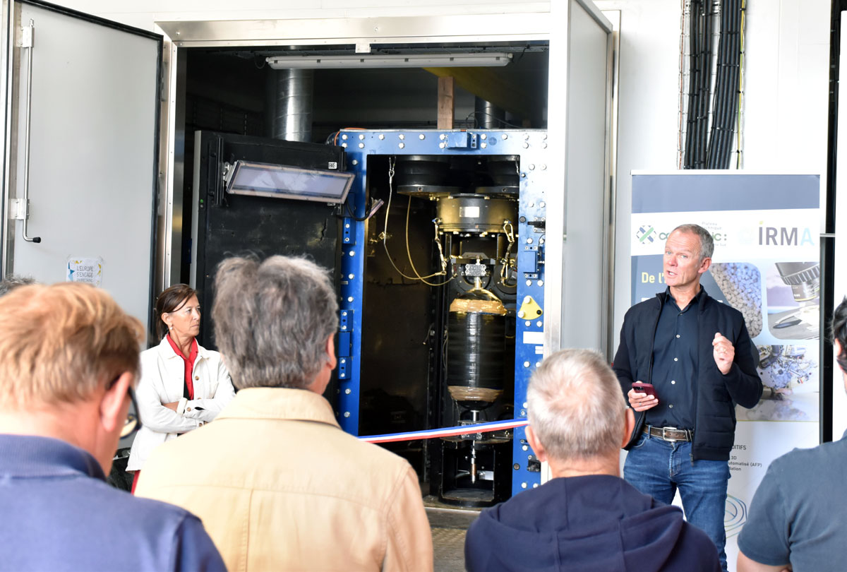 Inauguration banc d'essai réservoir hydrogène